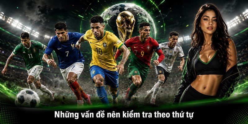 Những vấn đề nên kiểm tra theo thứ tự