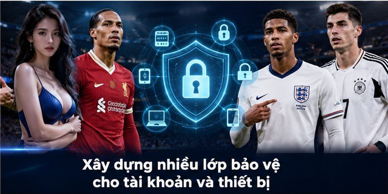 Xây dựng nhiều lớp bảo vệ cho tài khoản và thiết bị