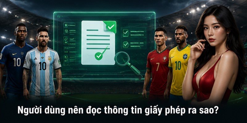 Người dùng nên đọc thông tin giấy phép ra sao?