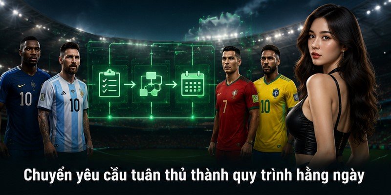 Chuyển yêu cầu tuân thủ thành quy trình hằng ngày