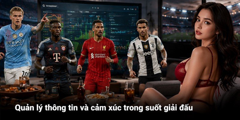 Quản lý thông tin và cảm xúc trong suốt giải đấu