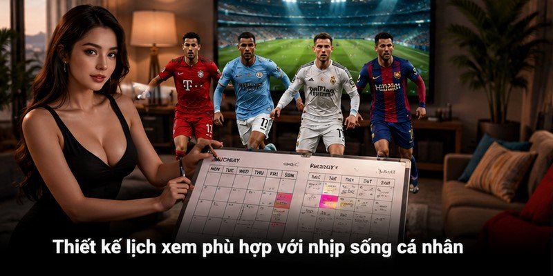 Thiết kế lịch xem phù hợp với nhịp sống cá nhân