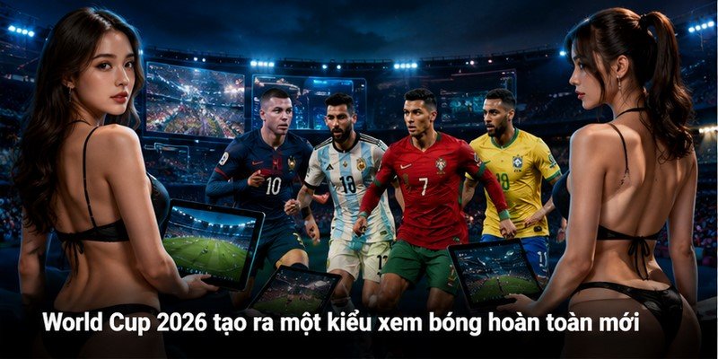 World Cup 2026 tạo ra một kiểu xem bóng hoàn toàn mới